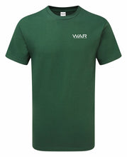 Load image into Gallery viewer, Mens WAR cotton casual T Shirt War Gazelle Sports UK S Dark Green 