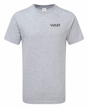 Load image into Gallery viewer, Mens WAR cotton casual T Shirt War Gazelle Sports UK S Sport Grey 