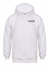 Load image into Gallery viewer, Unisex WAR Branded Hoodie War Gazelle Sports UK XS white 