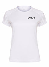 Load image into Gallery viewer, Womens WAR Branded Fitness Top War Gazelle Sports UK XS/8 White 