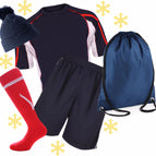B Navy/red/White
